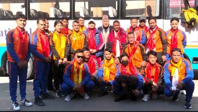 Photo of नेपाली कराते टोली बंगलादेश प्रस्थान