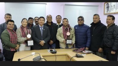 Photo of शारीरिक सुगठन पदक विजेता सदस्य–सचिवले दिए बधाई