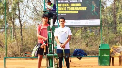 Photo of मनुश्री ̸ भिग्नजित अन्तर्राष्ट्रिय जुनियर टेनिसमा शिभालीलाई दोहोरो पदक