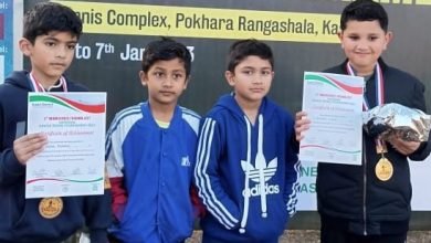 Photo of मनुश्री ̸ भिग्नजित अन्तर्राष्ट्रिय जुनियर टेनिस यू–८ मा इभानलाई उपाधि