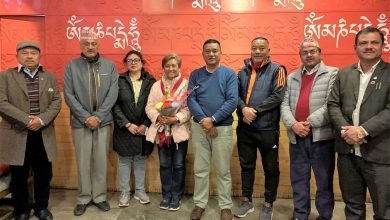 Photo of पोखरेली मञ्च युकेकी मञ्जुलाई मञ्च द्वारा स्वागत