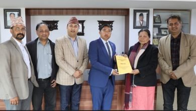 Photo of खेलकुद विश्वविद्यालय कार्यदलले राखेपलाई आशय पत्र बुझायो