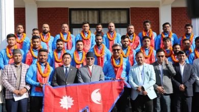Photo of क्रिकेट टोलीको बिदाइ