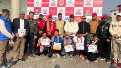 Photo of पोखरामा सम्पन्न ‘प्रथम केपी ओली सडक दौड’ रमन र संगिताले जिते
