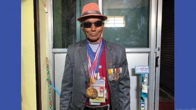 Photo of पोखरा म्याराथनमा दौडदैं ७६ वर्षिय श्रेष्ठ