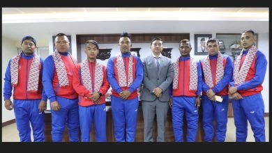 Photo of नेपाली कराते टोली सारजाह प्रस्थान