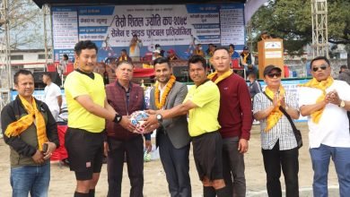 Photo of तेश्रो शितल ज्योति कप सुरु, आयोजक शितल ज्योतिको विजयी सुरुवात