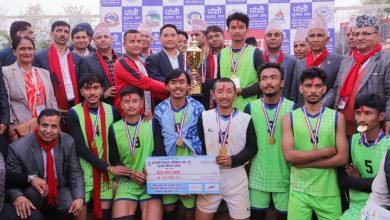 Photo of सृजना कप भलिबल : छात्रातर्फ शान्त र छात्रतर्फ ब्रम्हरुपालाई उपाधि