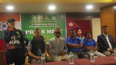 Photo of पोखरामा हुने नेपाल–भारत दृष्टिविहीन महिला क्रिकेट सिरिजको तयारी पुरा