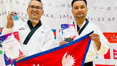 Photo of जापान ओपन तेक्वान्दोमा अशोकलाई रजत