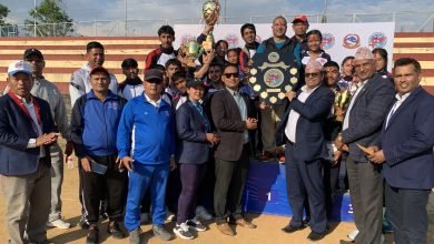 Photo of गण्डकी प्रदेशस्तरिय राष्ट्रपति रनिङ शिल्डमा कास्की च्याम्पियन