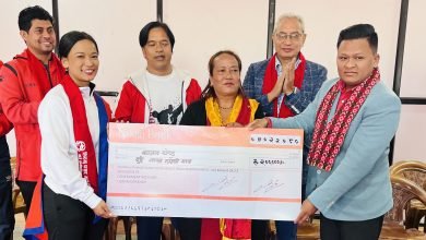 Photo of तेक्वान्दोकी काजललाई २ लाख सहयोग