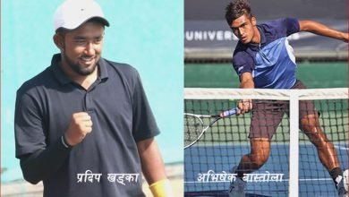 Photo of राइजिङ स्टार टेनिस : प्रदीप, आर्यन, अभिषेक र प्रणव सेमिफाइनलमा
