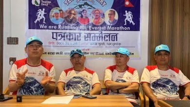 Photo of विद्यालयको सहयोग जुटाउन एभरेष्ट म्याराथनमा सहभागि हुने