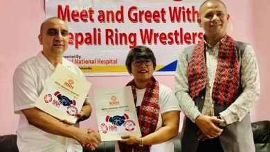 Photo of रिङ रेस्लिङ संघ र नेसनल अस्पतालबीच उपचार सेवा सम्बन्धि सम्झौता