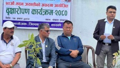 Photo of मदन भण्डारी स्पोर्टस एकेडेमी कास्कीद्वारा वृक्षारोपण सम्पन्न