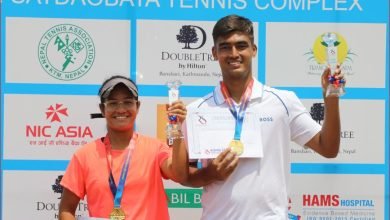 Photo of राइजिङ स्टार खुला टेनिस : अभिषेक र अभिलाषा सिंगल्स च्याम्पियन