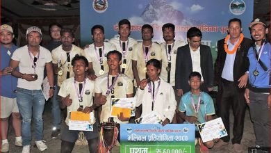 Photo of कास्की जिल्ला अन्तर पालिका भलिबलमा अन्नपूर्ण च्याम्पियन