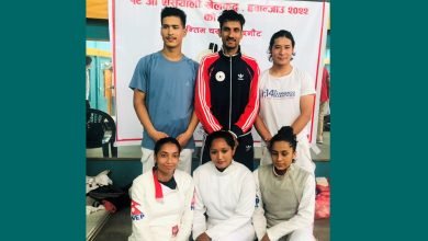 Photo of १९ औं एसियाली खेलकुद : फेन्सिङ खेलाडी छनौट सम्पन्न