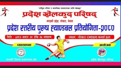 Photo of गण्डकी प्रदेशस्तरिय पुरुष ह्याण्डबल असार ८ गते