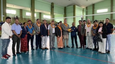 Photo of प्रदेशस्तरिय महिला भलिबल पोखरामा सुरु, अन्तर्राष्ट्रियस्तरको क्रिकेट रंगशाला निर्माण गर्छौं–मुख्यमन्त्री पाण्डे