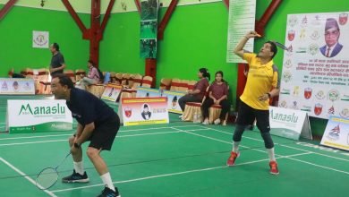 Photo of मदन स्मृती ब्याडमिन्टन : कमल र गणेशको जोडी सेमिफाईनलमा