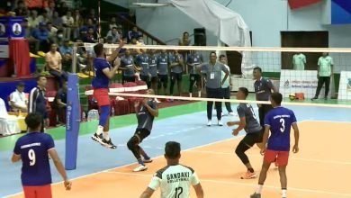 Photo of एनभिए राष्ट्रिय भलिबल लिगमा गण्डकी एपिएफ संग पराजित