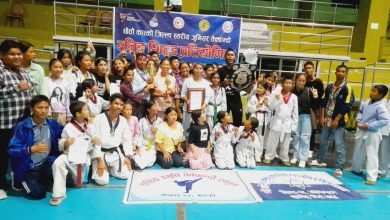 Photo of छैटौं जुनियर रनिङ शिल्ड तेक्वान्दो उपाधि शहिद स्मृतीले उचाल्यो