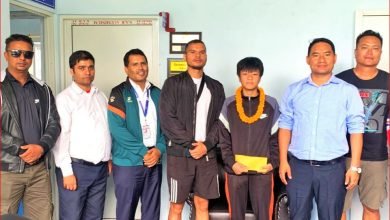 Photo of परिषद द्वारा आइटिएफ तेक्वान्दो खेलाडी सुष्मितालाई बिदाई