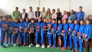 Photo of उमेन्स क्लव अफ पोखरा द्वारा राष्ट्रिय महिला ह्याण्डबल टोलीलाई ट्रयाक सुट