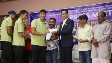 Photo of भलिबल खेलाडीलाई मासिक पारिश्रमिकको सुरुआत