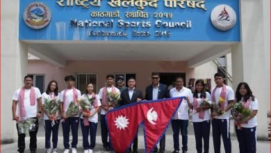 Photo of जुनियर च्याम्पियनसिपमा सहभागी हुने पौडी टोलीलाई बिदाई