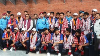 Photo of नेपाली राष्ट्रिय क्रिकेट टोली स्वदेश फिर्ता