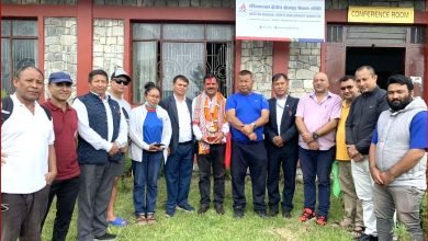 Photo of सानमा सरुवा भएका क्षेत्रिय खेलकुदका तिमिल्सिनाको बिदाई