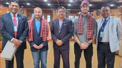 Photo of अन्तर्राष्ट्रिय पौडी महासंघका अध्यक्ष हुसेन काठमाण्डौमा