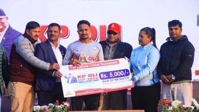 Photo of अरुण ऐरीले ५ विकेट लिए पछि एपिएफ ८४ रनले विजयी