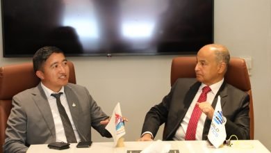 Photo of राखेप सदस्य–सचिव घिसिङ र अन्तर्राष्ट्रिय पौडी संघका अध्यक्ष हुसेनबीच भेट