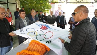 Photo of नेपाल ओलम्पिक कमिटि द्वारा स्व. डा. श्रेष्ठलाई अन्तिम श्रद्धाञ्जली