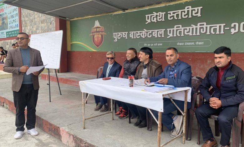 पोखरा रंगशालामा टाइसिट ड्र गर्दै हिसान स्पोर्टस मिट आयोजक टोली