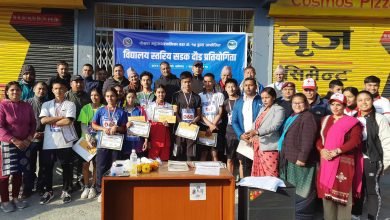 Photo of पोखरा १५ अन्तरविद्यालय दौडमा शुभताराका प्रकाश र भ्यू पोइन्टकी सजिना प्रथम
