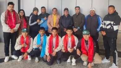 Photo of अन्तर्राष्ट्रिय बक्सिङ पदक विजेता टोली स्वदेश फर्कियो