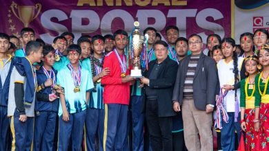 Photo of प्रतिभा माविद्वारा स्पोर्टस् मीटका उत्कृष्ट विद्यार्थीहरु पुरस्कृत