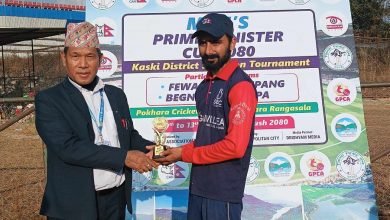 Photo of पिएम कप कास्की क्रिकेट छनौटमा टिम दिपाङको सहज जित