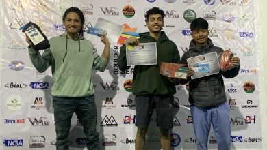 Photo of पोखरामा सम्पन्न वोल्डरिङ प्रतियोगितामा रोनक र स्वस्तिका लाई उपाधि