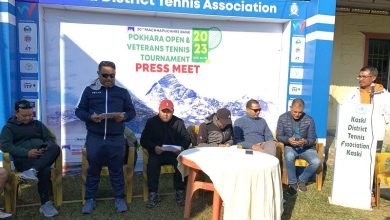 Photo of २० औं माछापुच्छ्रे टेनिस प्रतियोगिताको तयारी पुरा, २१६ खेलाडीको सहभागिता