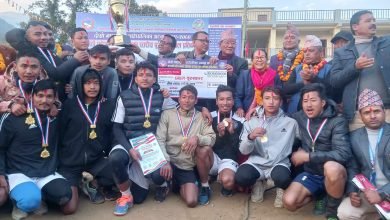 Photo of माछापुच्छ्रे अध्यक्ष कप भलिबलको उपाधि बौदीकाली नवलपुरले जित्यो