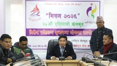 Photo of एसियाडका लागि विशेष प्रशिक्षण भोलिदेखि