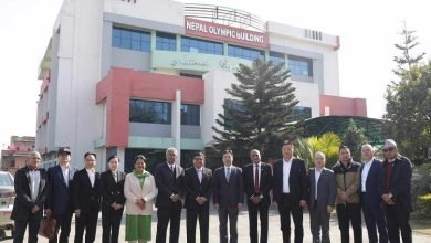 Photo of नेपाल ओलम्पिक कमिटीसँग चिनिया प्रतिनिधिको शिष्टाचार भेट