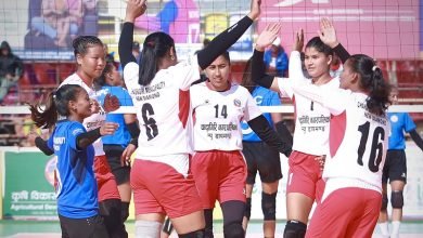 Photo of टाइगर कप भलिबल : महिलातर्फ न्यू डायमण्ड र एपिएफको उपाधि भिडन्त पक्का