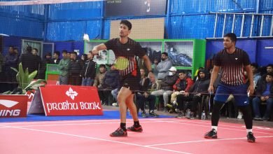 Photo of मुख्यमन्त्री कप खुल्ला राष्ट्रिय ब्याडमिन्टनमा पुर्ण र गौरवको जोडी सेमिफाईनलमा